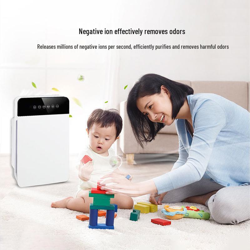 Triple Filter Air Purifier for Office & Home: Removes Smoke, Odors, Dust, Pet Hair & More