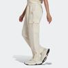 adidas Originals Cargo Pants Fashion Comfortable Loose Workwear Knit Sports Pants Women Pants Off-White HG6675