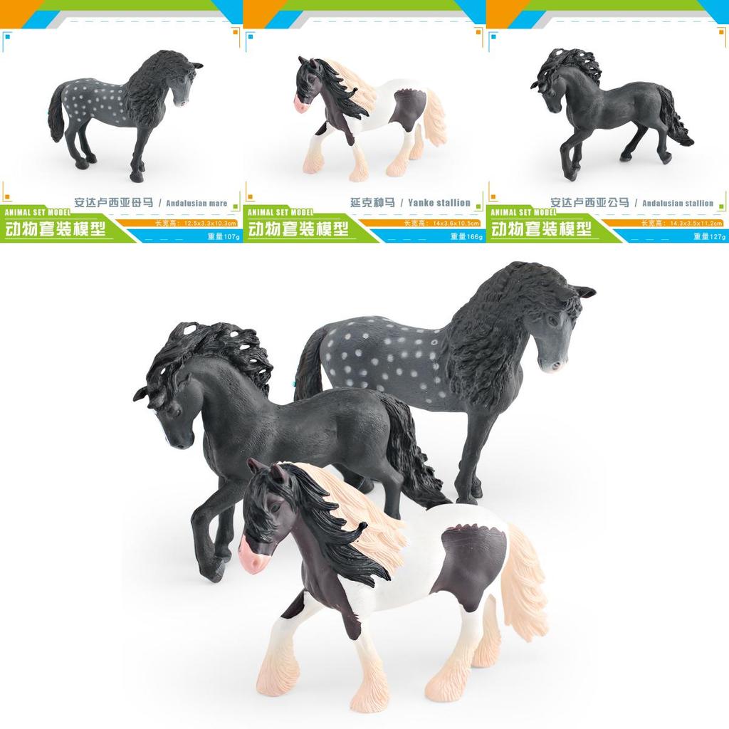 Wildlife Andalusian Animal Pvc Model Andalusian Stallion Toy For Kids Learning And Home Decor