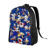Sonices the H-Hedgehogs Backpack  Travel Backpacks Male Streetwear School Bags Colorful Print Rucksack