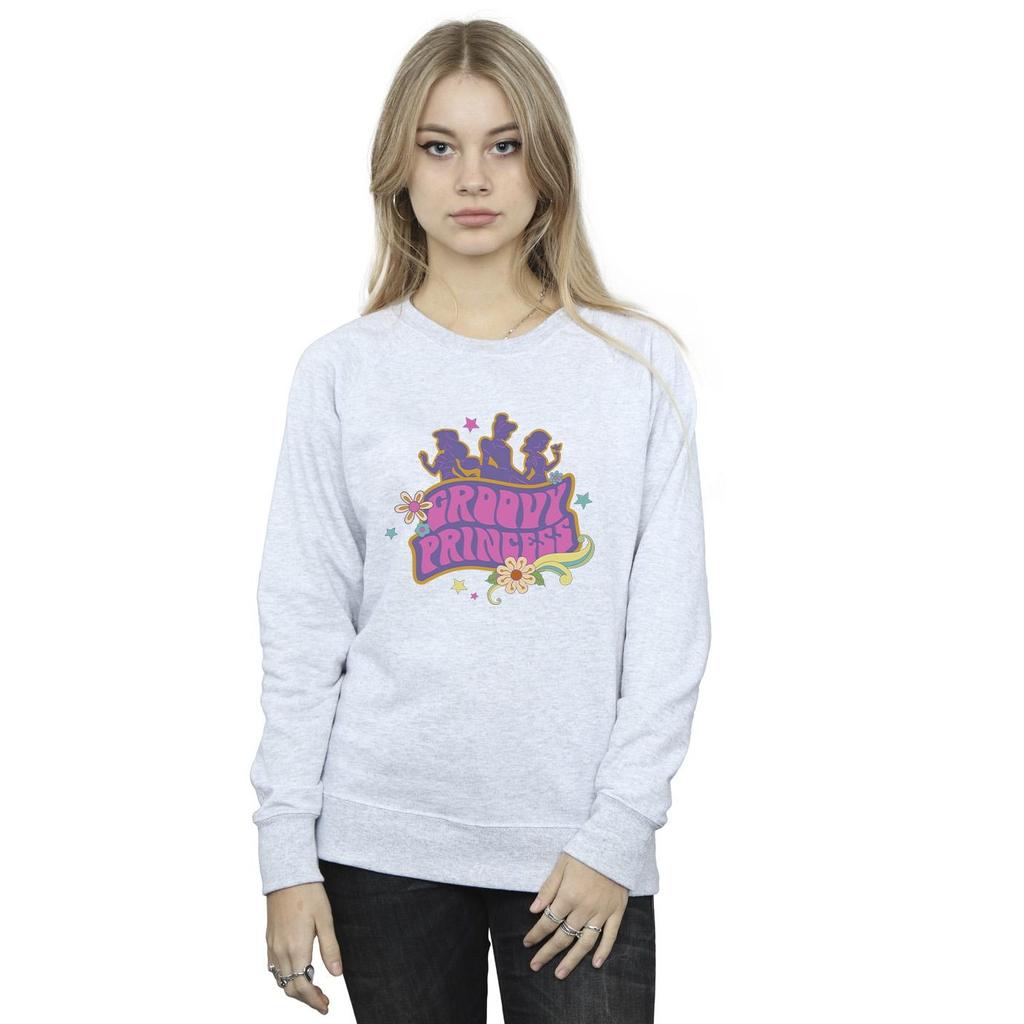 Disney Womens/Ladies Princesses Groovy Princess Sweatshirt
