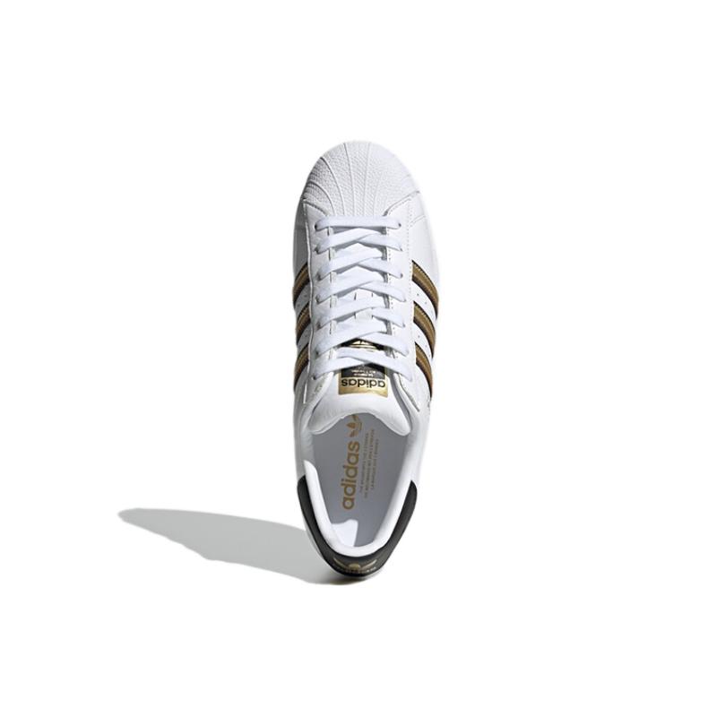 Adidas Originals Superstar 'White Gold Black' Sneakers FY1335