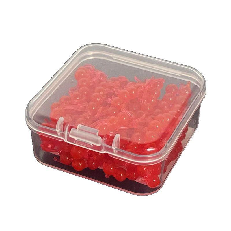 Dynamic Red Worm Scent Soft Beads - Floating Lure for Wild Bottom Fishing and Crucian Carp