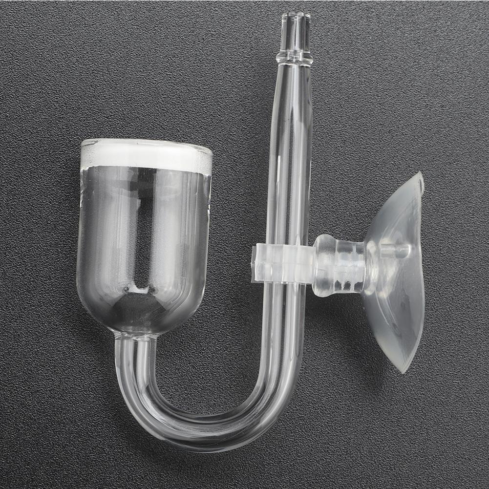 High Transparent Glass Aquarium Carbon Dioxide Refiner Fish Tank CO2 Dissolver Diffuser Atomizer