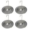 2/4Pcs Teapot Spout Strainer Portable Spiral Coffee Filter Tea Strainer Stainless Steel