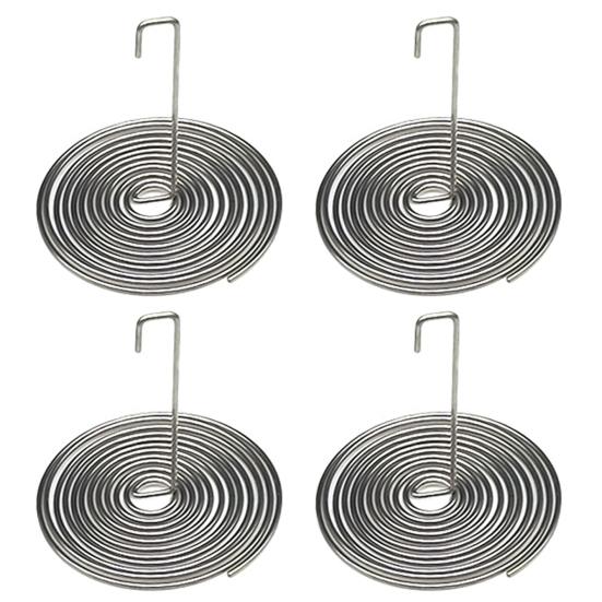 2/4Pcs Teapot Spout Strainer Portable Spiral Coffee Filter Tea Strainer Stainless Steel