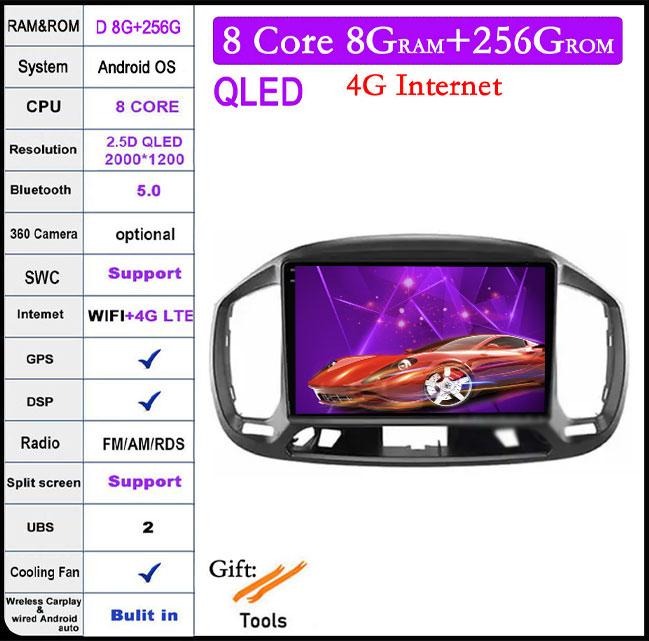 Car Android Radio Stereo For FIAT UNO 2014 - 2020 DSP Car Carplay Multimedia Player Navigation GPS WIFI Autoradio Audio