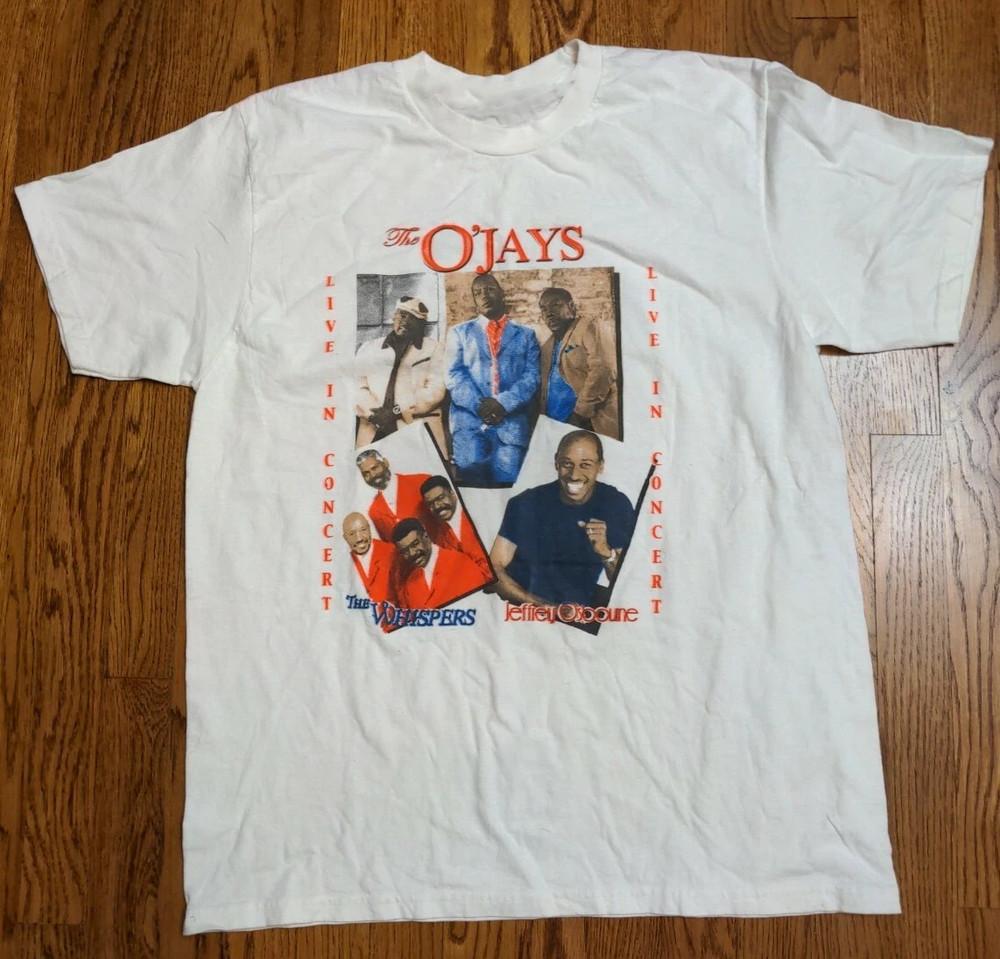 The O'Jays Band Live In Concert Cotton White T Shirt Gift Family EN854 Unisex T-Shirt