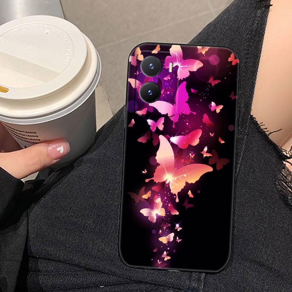 Beautiful Stylish Butterfly Phone Case For VIVO V60 V50 V40 LITE S1 V17 V20 SE V21 V23 V23E V25 V25E V27 V27E V29 V29E V30 Case