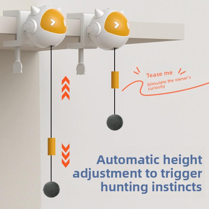 Automatic Cat Teasing Toy Ball, Electric Cat Teasing Stick, Electric Pet Toy, Self-hi Cat Boredom Toy