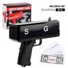 New Peculiar Squirt Money Gun Toy Money Gun Paper Money Squirt Money Gun Party Game Wedding Shooting Money Black Box
