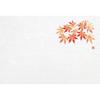 Wakaizumi Lacquerware Washi Table Mats, 1.5 Ft. Long, Cloud-Flowing Washi Mats, Flower and Tree Series, Autumn Leaves 2, Cloud Flow, 100 Sheets, B-26-