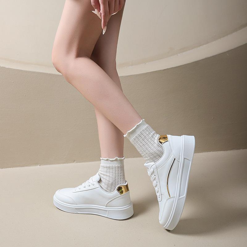 Fashion 2025 NEW Women Casual Sneakers Leather Platform Sneakers for Women Classics Comfort Skateboarding Shoes Non-Slip