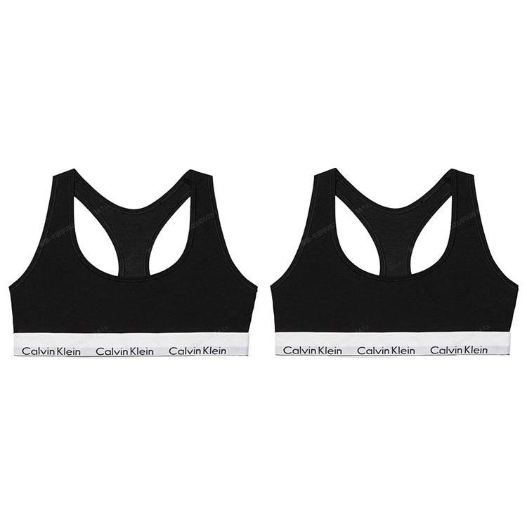 Calvin Klein Seamless Thin Padded Sports Bra Women Underwear Black F3785-001