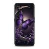 Weiches TPU für Realme 11 10 9 Pro Plus GT2 GT3 GT5 C21 C25 C35 C53 C55 C67 Pro 5G Stoßfeste Handyhülle Art Lila Schmetterling Capas