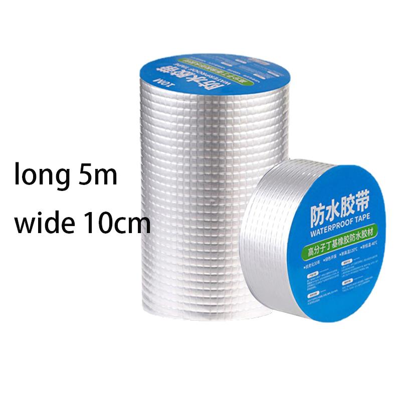 Butyl Tape Roof Repair Leak Color Steel Tile Cracks Self-Adhesive Aluminum Foil Waterproof Coil High And Low Temperature Rubber