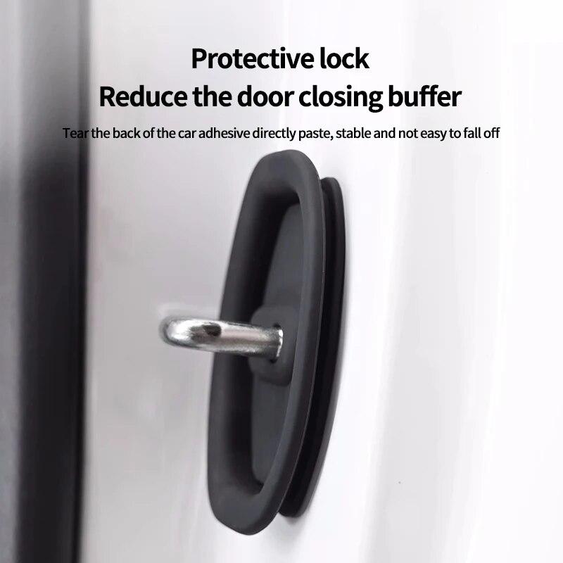 Car Door Lock Buckle Protection Cover For For Volkswagen VW Magotan Passat Golf Tiguan Sagitar Lamando MK7 MK8 Cc ID4 ID3 Bora