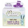 Jack N' Jill Natural Baby Gum & Tooth Wipes, 25 Count (Pack of 1)