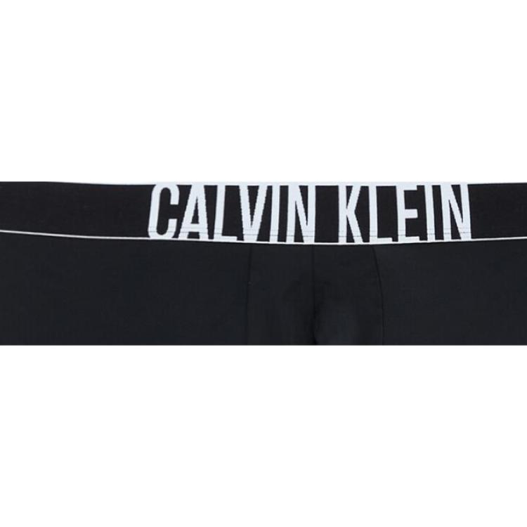 Calvin Klein Letter Mid-Rise Boxer Briefs Men Underwear Black NB3837-UB1