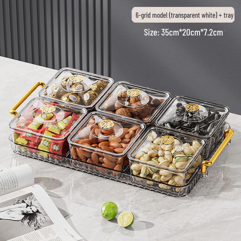 Nordic Light Luxury Fruit & Snack Platter for Living Room