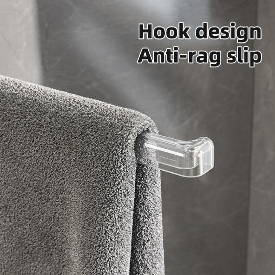 Yousheng 1/2Pcs Swivel Towel Rack Strong Load-Bearing Easy To Install 3-Arm Towel Bar Space Saving Wall Mounted Towel Holder