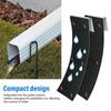 2PCS  Noise Dampener Adjustable Rain  Insert For Downspouts Portable Drainage Ditch Noise Reducer