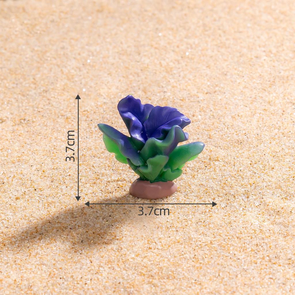 10 stk Mini Sjødyr Miniatyrer Mini Figur Gjør-det-selv Harpiks Håndverk Fe Hagedekorasjon Mose Terrarium Mikro Landskap
