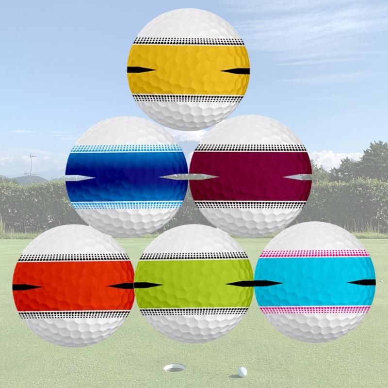 Golf Balls for Women Men 3 Layer 360 Degree Precision Golf Balls for Competition Enhancing Accuracy Golf Games Balls