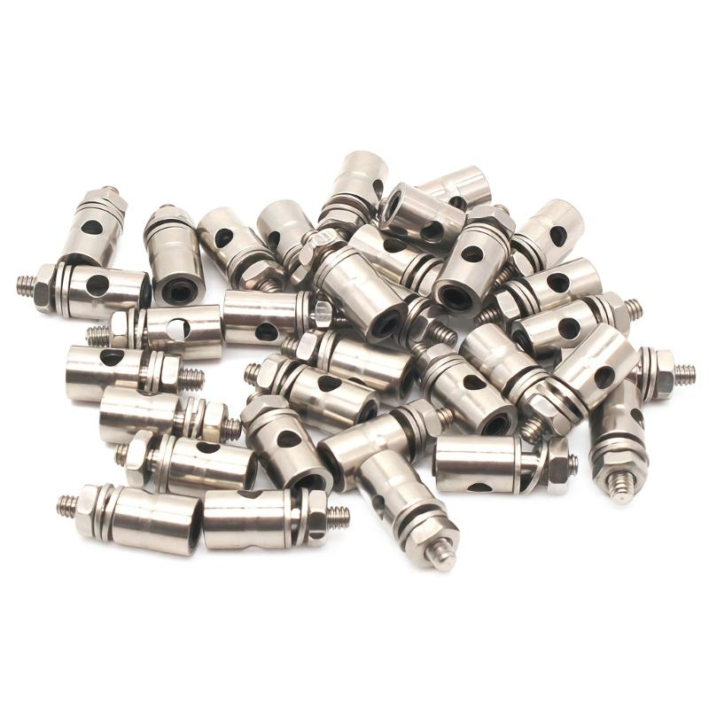 KT Adjustable Pushrod Connectors Linkage Stopper For Remotes Control Model Assembly Fit 2.1mm/1.8mm/1.5mm/1.1mm Pushrod