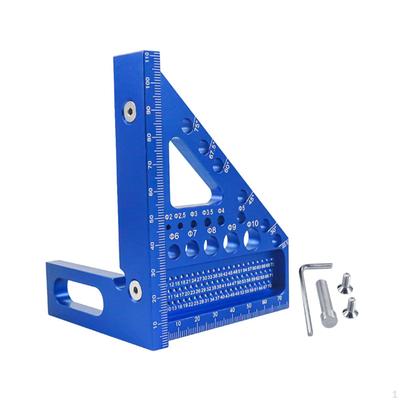 Regla de medición 3D con función multiángulo para carpintería e ingeniería