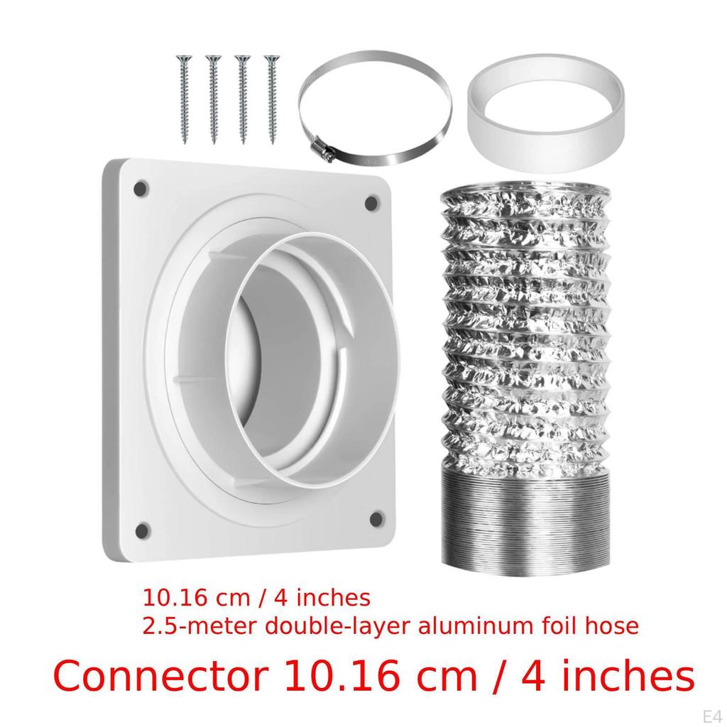 Dryer Vent Connector Kit Accessories Easy To Clean Part Duct