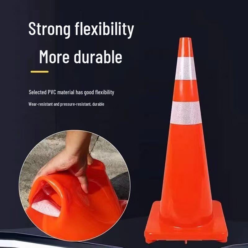 MIAOQIAO PVC Reflective Traffic Cone