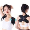 Posture Corrector for Back Straightening, Spine, Shoulders & Clavicle, Orthopedic Support, Adjustable Size, Unisex, Black-L