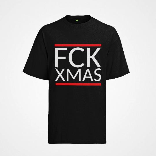 

T-Shirt Bio Baumwolle Merry Xmas FCK Weihnachte Chrismas Lustig Fuck You X mas S
