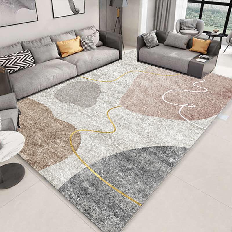 Modern Geometry Carpet In the Living Room Sofa for Luxury Bedroom Girl Bedside Decoration Home Accessories Large Rug Essentials