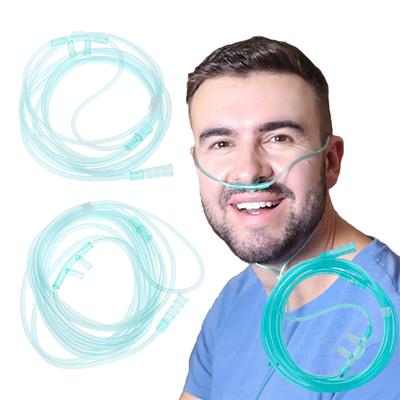 1.5/2/3/5m Disposable Nasal Cannula – Double Tubing for Stuffy Nose, Oxygen Delivery