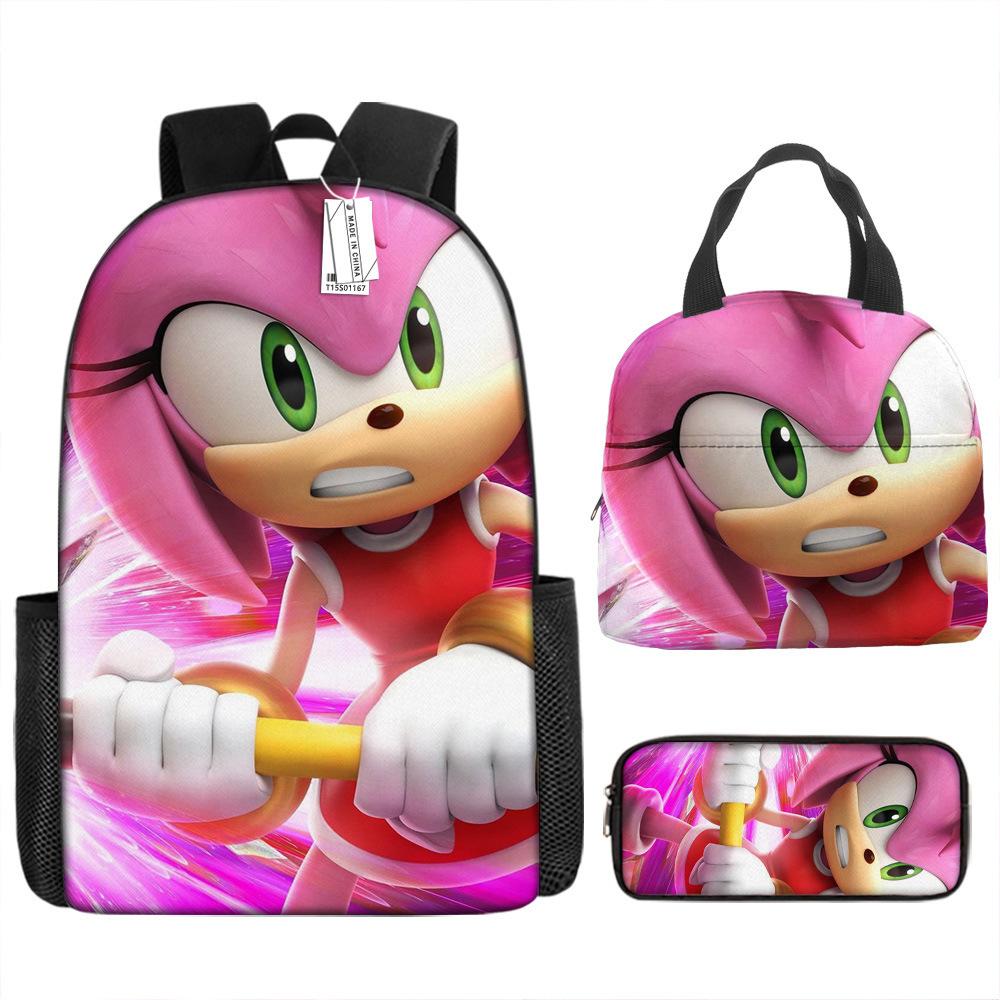 Backpack Trend Backpack Anime Large Capacity Elementary School Bag Lunch Bag