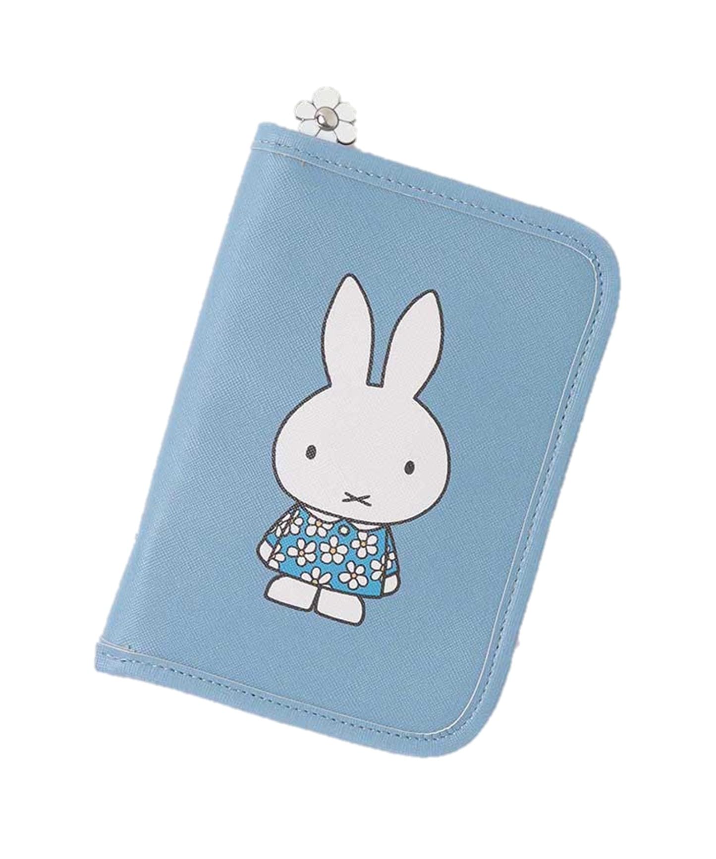 

Miffy СИНЯ КВІТКА Гаманець Чохол для паспорта Чохол для довідника здоров я матері та дитини Мульти-чохол синій