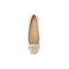 Michael Kors Scarpe da Ginnastica Casual Moda Slip-On con Logo MK Donna Bianco Vaniglia 49T8FUFR1B150