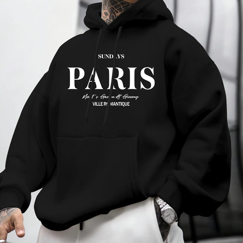 

Мужская толстовка с капюшоном, экологичный материал и мягкая на ощупь XXL чёрный