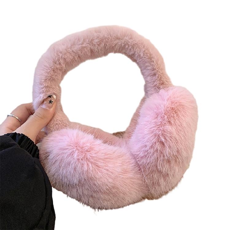 Soft Plush Ear Warmer Winter Warm Earmuffs for Womens Men Fashion Solid Earflap