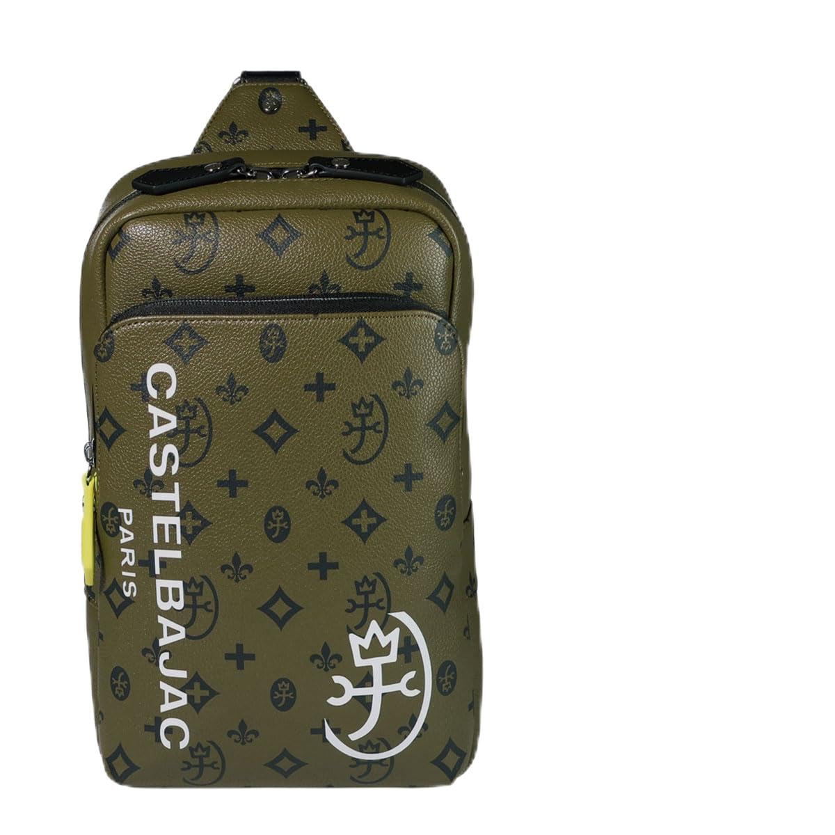 

Castelbajac Повседневная Вертикальная Сумка Кроссбоди Sasha с Кольцом для Ключей Размер Хаки Мужская Сумка, Сумка на Одно Плечо, Сумка, Принт, Ремешок, 12, (Код товара 048921)