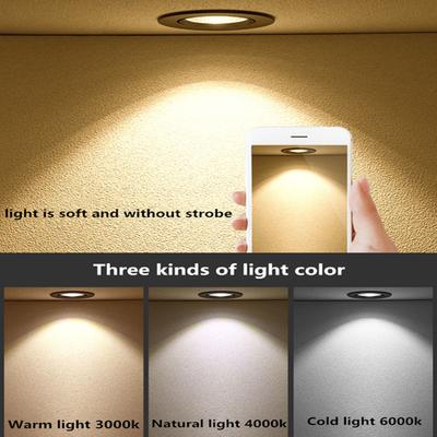 Embedded einfache LED downlight COB strahler können gedimmt werden 5W7W9W12W15W18W Haushalt wohnzimmer küche beleuchtung lampenAC85-265V