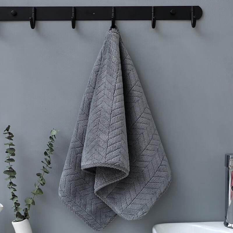 Coral Velvet Quick-Dry Hand Towel