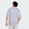 adidas 80s Loose Striped Tee Bliss Lilac Men Streetwear JD1683