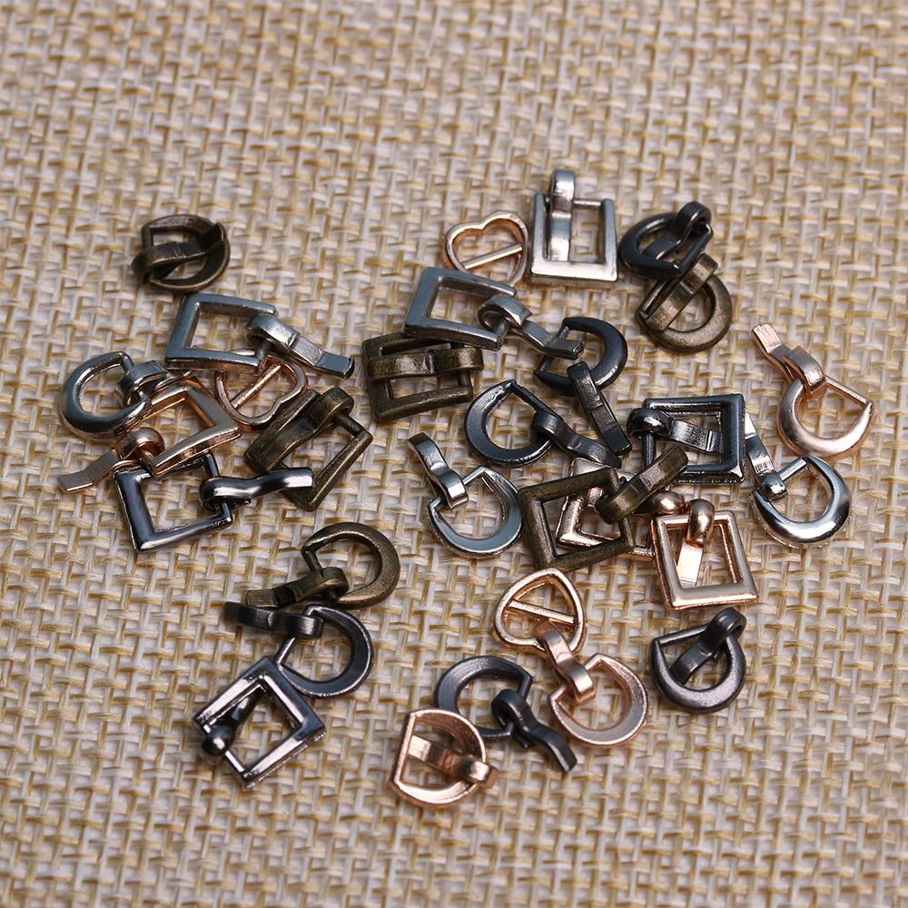 Newest Girls Toys 4 Colors Tri-glide Buckle Belt Buttons Diy Dolls Buckles Doll Bags Accessories