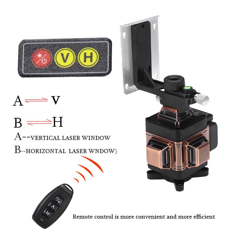 IP54 12/16 Lines Laser Level  Auto Self-Leveling 360 Horizontal And Vertical Cross Super Powerful Green Laser Beam Line Laser