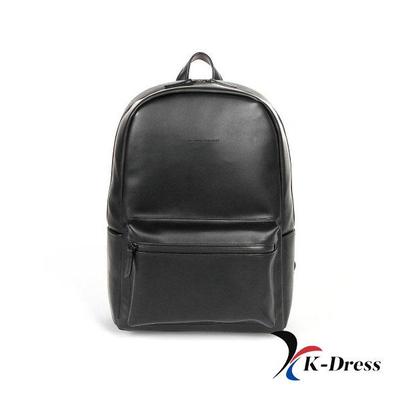 NATIONAL PUBLICITY INGLEWOOD HQ Leather Black Daily Unisex Travel Backpack for Students, Laptop Bag for Professionals