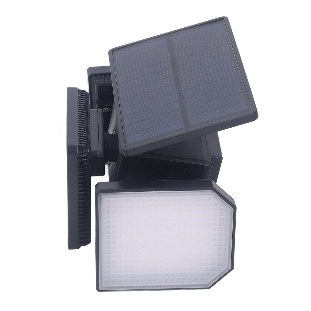 Solar Outdoor Lights 260LM 230 LED Security Lights 3 Heads Built in Solar Panel IP65 Waterproof 2200mAh for Garage Yard