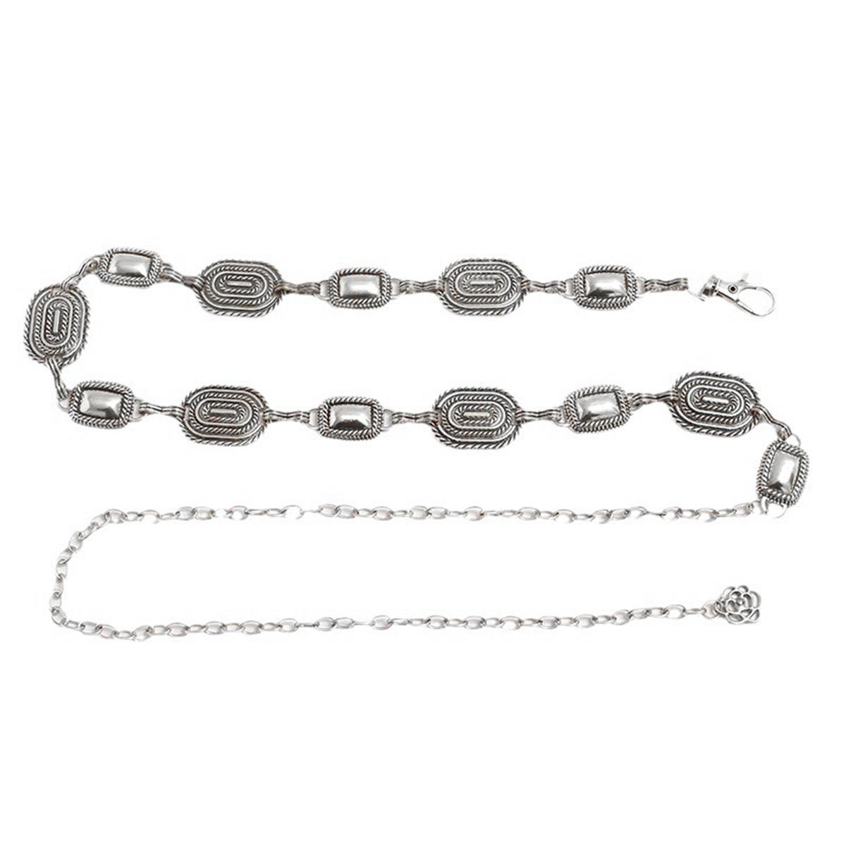 

Nordic Style Metal Chain Waist Cord - Modern Minimalist Dress Accessories for Women, Vintage Chic & Trendy